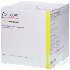 КЛЕКСАН (CLEXANE) 4000 МЕ 40 мг/0,4 мл раствор 50 шт - Эноксапарин ABACUS MEDICINE