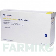 КЛЕКСАН (CLEXANE) 4000 МЕ 40 мг/0,4 мл раствор 10 шт - Эноксапарин DOCPHARM