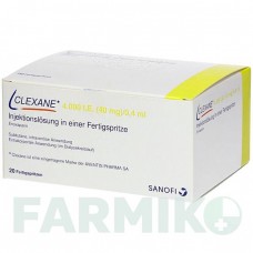 КЛЕКСАН (CLEXANE) 4000 МО 40 мг/0,4 мл розчин 50 шт - Еноксапарин KOHLPHARMA