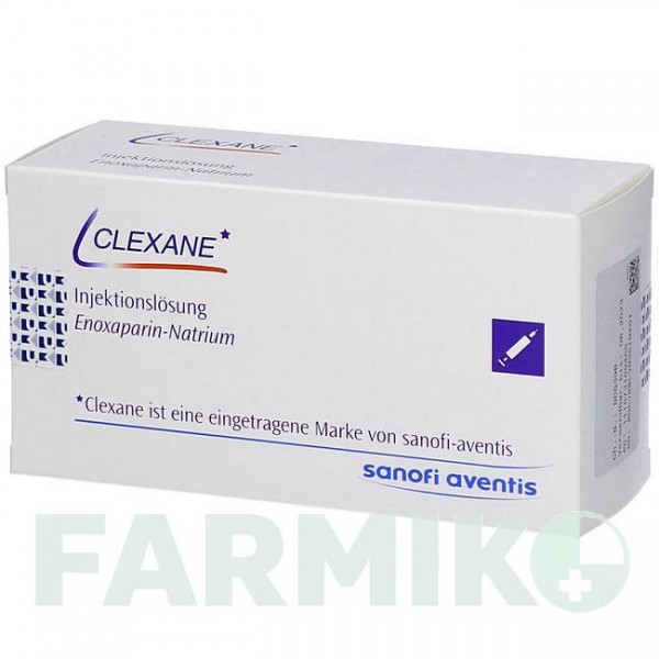 КЛЕКСАН (CLEXANE) 4000 МО 40 мг/0,4 мл розчин 10 шт - Еноксапарин MEDICOPHARM