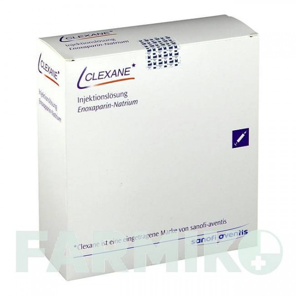 КЛЕКСАН (CLEXANE) 6000 МЕ 60 мг/0,6 мл раствор 20 шт - Эноксапарин MEDICOPHARM