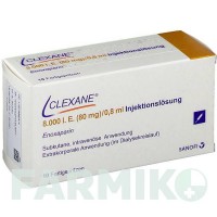 КЛЕКСАН (CLEXANE) 8000 МЕ 80 мг/0,8 мл раствор 10 шт - Эноксапарин DOCPHARM