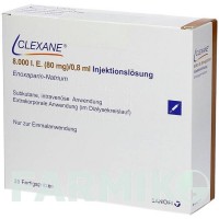 КЛЕКСАН (CLEXANE) 8000 МО 80 мг/0,8 мл розчин 20 шт - Еноксапарин DOCPHARM
