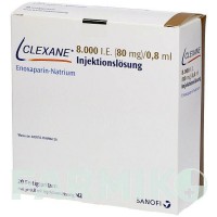 КЛЕКСАН (CLEXANE) 8000 МЕ 80 мг/0,8 мл раствор 10 шт - Эноксапарин EMRA-MED