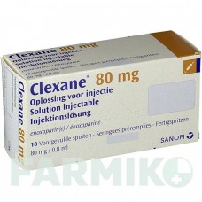 КЛЕКСАН (CLEXANE) 8000 МО 80 мг/0,8 мл розчин 10 шт - Еноксапарин EMRA-MED