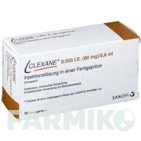 КЛЕКСАН (CLEXANE) 8000 МЕ 80 мг/0,8 мл раствор 10 шт - Эноксапарин KOHLPHARMA