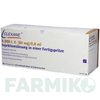 КЛЕКСАН (CLEXANE) 8000 МЕ 80 мг/0,8 мл раствор 50 шт - Эноксапарин SANOFI