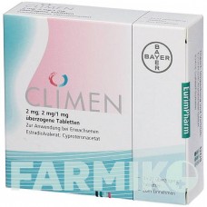КЛИМЕН (CLIMEN) таблетки 3x21 шт - Ципротерон, Естроген EURIMPHARM