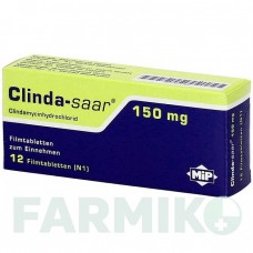 КЛИНДА САР (CLINDA SAAR) 150 мг таблетки 30 шт - Клиндамицин MIP PHARMA