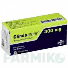 КЛИНДА САР (CLINDA SAAR) 300 мг таблетки 15 шт - Клиндамицин MIP PHARMA