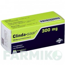 КЛИНДА САР (CLINDA SAAR) 300 мг таблетки 25 шт - Клиндамицин MIP PHARMA
