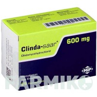 КЛИНДА САР (CLINDA SAAR) 600 мг таблетки 25 шт - Клиндамицин MIP PHARMA