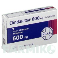 КЛИНДАГЕКСАЛ (CLINDAHEXAL) 600 мг таблетки 14 шт - Клиндамицин HEXAL