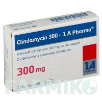КЛИНДАМИЦИН (CLINDAMYCIN) 300 капсулы 12 шт - Клиндамицин 1 A PHARMA