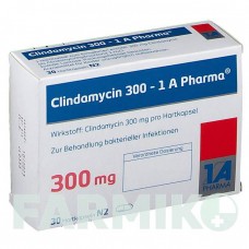 КЛИНДАМИЦИН (CLINDAMYCIN) 300 капсулы 30 шт - Клиндамицин 1 A PHARMA