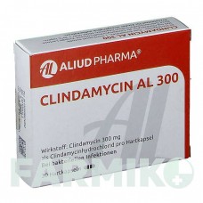 КЛИНДАМИЦИН (CLINDAMYCIN) 300 мг капсулы 30 шт - Клиндамицин ALIUD PHARMA