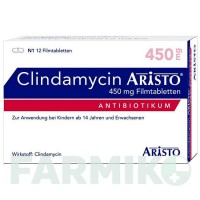 КЛИНДАМИЦИН (CLINDAMYCIN) 450 мг таблетки 12 шт - Клиндамицин ARISTO PHARMA