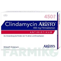 КЛИНДАМИЦИН (CLINDAMYCIN) 450 мг таблетки 30 шт - Клиндамицин ARISTO PHARMA
