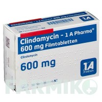 КЛИНДАМИЦИН (CLINDAMYCIN) 600 мг таблетки 30 шт - Клиндамицин 1 A PHARMA