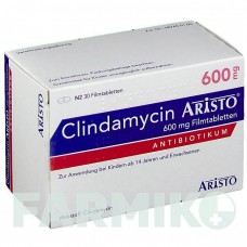 КЛИНДАМИЦИН (CLINDAMYCIN) 600 мг таблетки 30 шт - Клиндамицин ARISTO PHARMA