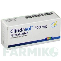 КЛІНДАСОЛ (CLINDASOL) 300 мг таблетки 18 шт - Кліндаміцин CNP PHARMA