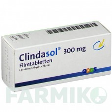 КЛИНДАСОЛ (CLINDASOL) 300 мг таблетки 18 шт - Клиндамицин CNP PHARMA