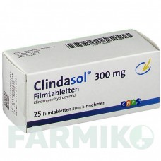 КЛИНДАСОЛ (CLINDASOL) 300 мг таблетки 25 шт - Клиндамицин CNP PHARMA