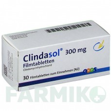 КЛИНДАСОЛ (CLINDASOL) 300 мг таблетки 30 шт - Клиндамицин CNP PHARMA