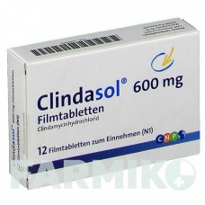 КЛИНДАСОЛ (CLINDASOL) 600 мг таблетки 12 шт - Клиндамицин CNP PHARMA