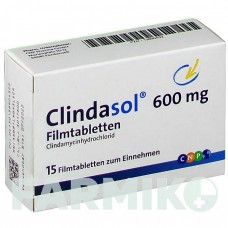 КЛИНДАСОЛ (CLINDASOL) 600 мг таблетки 15 шт - Клиндамицин CNP PHARMA