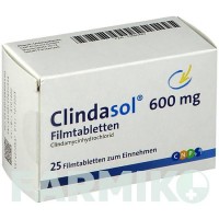 КЛИНДАСОЛ (CLINDASOL) 600 мг таблетки 25 шт - Клиндамицин CNP PHARMA