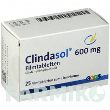 КЛИНДАСОЛ (CLINDASOL) 600 мг таблетки 25 шт - Клиндамицин CNP PHARMA