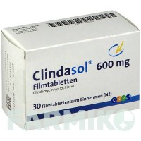 КЛИНДАСОЛ (CLINDASOL) 600 мг таблетки 30 шт - Клиндамицин CNP PHARMA