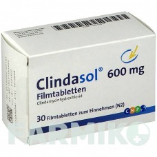 КЛИНДАСОЛ (CLINDASOL) 600 мг таблетки 30 шт - Клиндамицин CNP PHARMA