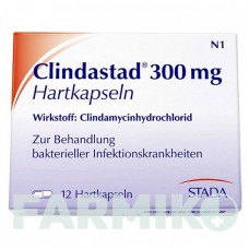 КЛИНДАСТАД (CLINDASTAD) 300 мг капсулы 12 шт - Клиндамицин STADAPHARM