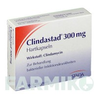КЛІНДАСТАД (CLINDASTAD) 300 мг капсули 30 шт - Кліндаміцин STADAPHARM