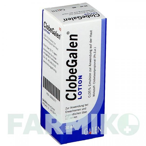КЛОБЕГАЛЕН (CLOBEGALEN) 0,05% эмульсия 30 мл - Клобетазол GALENPHARMA