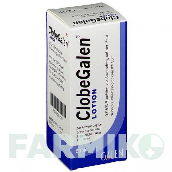 КЛОБЕГАЛЕН (CLOBEGALEN) 0,05% емульсія 50 мл - Клобетазол GALENPHARMA