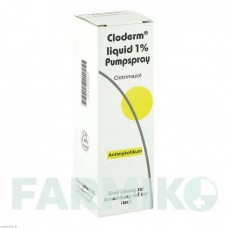 КЛОДЕРМ (CLODERM) 1% спрей 30 мл - Клотримазол DERMAPHARM