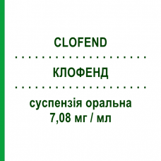КЛОФЕНД (CLOFEND) 7,08 мг/мл суспензия оральная 200 мл - Клоперастин FIDIA PHARMA