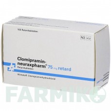 КЛОМІПРАМІН (CLOMIPRAMIN) 75 таблетки 50 шт - Кломіпрамін NEURAXPHARM