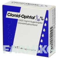 КЛОНІД ОФТАЛ (CLONID OPHTAL) 1/16% краплі 3x10 мл - Клонідин DR.WINZER PHARMA