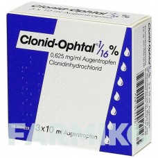 КЛОНИД ОФТАЛ (CLONID OPHTAL) 1/16% капли 3x10 мл - Клонидин DR.WINZER PHARMA