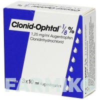 КЛОНИД ОФТАЛ (CLONID OPHTAL) 1/8% капли 3x10 мл - Клонидин DR.WINZER PHARMA