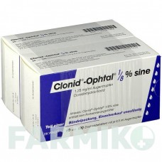 КЛОНИД ОФТАЛ (CLONID OPHTAL) 1/8% капли 120x0,5 мл - Клонидин DR.WINZER PHARMA