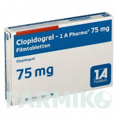 КЛОПИДОГРЕЛЬ (CLOPIDOGREL) 75 мг таблетки 28 шт - Клопидогрел 1 A PHARMA