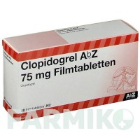 КЛОПІДОГРЕЛЬ (CLOPIDOGREL) 75 мг таблетки 50 шт - Клопідогрел ABZ PHARMA