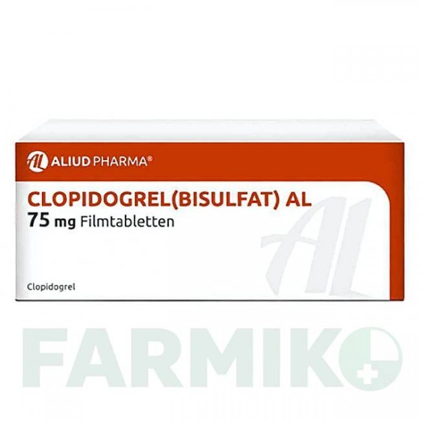 КЛОПИДОГРЕЛЬ (CLOPIDOGREL) 75 мг таблетки 28 шт - Клопидогрел ALIUD PHARMA