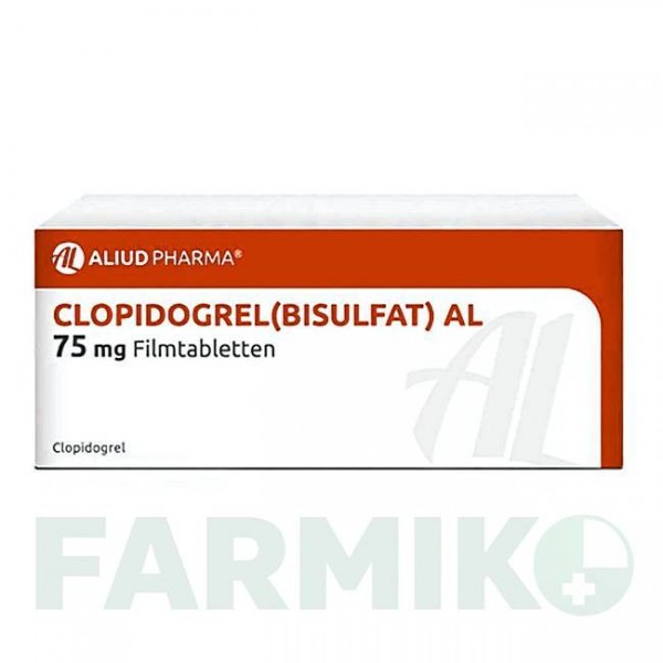 КЛОПИДОГРЕЛЬ (CLOPIDOGREL) 75 мг таблетки 100 шт - Клопидогрел ALIUD PHARMA