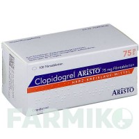 КЛОПИДОГРЕЛЬ (CLOPIDOGREL) 75 мг таблетки 100 шт - Клопидогрел ARISTO PHARMA